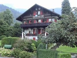 Leissigen Youth Hostel, from the boathouse